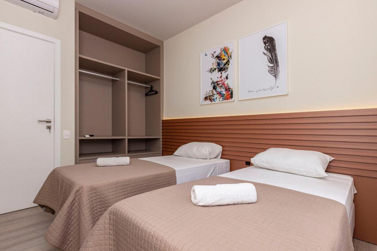 Punta Blu 101-9 - Apartamento De Alto Padrao Em Condominio Exclusivo, Quadra Poliesportiva - Piscina - Portaria 24H. Bombinhas Kültér fotó