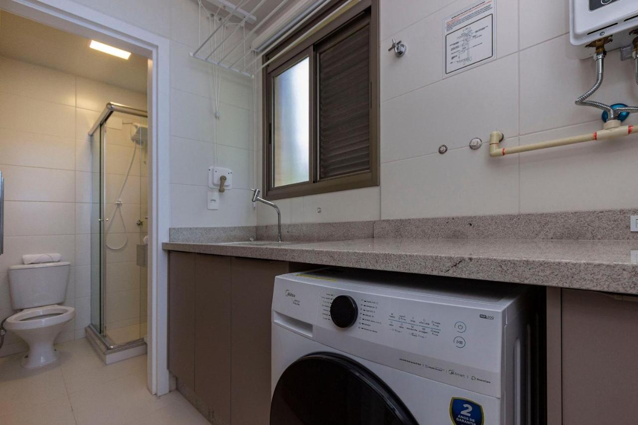 Punta Blu 101-9 - Apartamento De Alto Padrao Em Condominio Exclusivo, Quadra Poliesportiva - Piscina - Portaria 24H. Bombinhas Kültér fotó